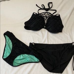 Two piece bathing suit